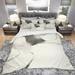 Designart 'minimal geometric Gesture I' Geometric Bedding Set - Duvet Cover & Shams