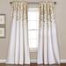 Lush Decor Weeping Flowers Room Darkening Curtain Panel Pair