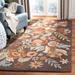 SAFAVIEH Handmade Blossom Delle Modern Floral Wool Rug