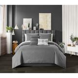 Chic Home Mya 9 Piece Embossed Pattern Bed In A Bag Comforter Set
