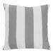 Majestic Home Goods Striped Indoor/ Outdoor 20-inch Square Pillow