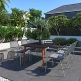 Amazonia Conway 7-Piece Eucalyptus Rectangular Patio Dining Set - 7 Piece