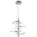 elan Sirkus Chrome 6-Ring Pendant w/Canopy Lights