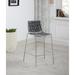 Somette Trevor Stackable Counter Stool with Grey Weave Back, Set of 2 - Counter Stool