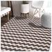 Superior Chevron Modern Geometric Indoor Area Rug Collection