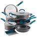 Rachael Ray Create Delicious Hard-Anodized Aluminum Nonstick Cookware Induction Pots and Pans Set, 11-Piece