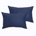 Sorra Home Sloane Marine 13 x 20-inch Indoor/ Outdoor Knife Edge Pillow Set