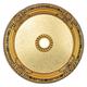 Artistry Lighting, Round 36" Antique Gold Ceiling Medallion Gold Floral Bouquet Center (ART90-F-075) - 36" Diameter