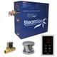 SteamSpa Oasis 7.5 KW QuickStart Steam Bath Generator Package with Built-in Auto Drain in Polished Chrome