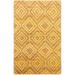 ECARPETGALLERY Hand-knotted Color transition Dark Gold Rug - 5'0 x 7'10