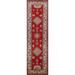 Geometric Oriental Traditional Kazak Runner Rug Handmade Wool Carpet - 2'8" x 10'2"