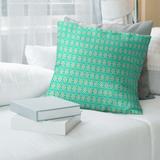 Two Color Plain Diamonds Throw Pillow