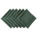 Design Imports Dark Green Polyester Napkin Set (Set of 6)