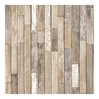 Weathered Plank Barn Peel & Stick Wallpaper - 198in x 20.5in x 0.025in