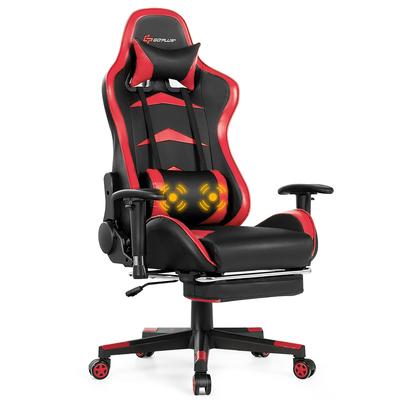 Massage Gaming Chair Reclining Backrest Racing Computer Office Chair