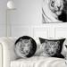 Designart 'Staring Bengal White Tiger' Contemporary Animal Throw Pillow