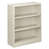 HON Light Grey 3-shelf Metal Bookcase