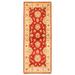 ECARPETGALLERY Hand-knotted Chobi Finest Red Wool Rug - 2'8 x 7'0