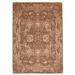 ECARPETGALLERY Hand-knotted La Seda Brown Silk, Wool Rug - 7'10 x 11'0