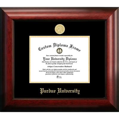 Purdue University 9.625w x 7.625h Gold Embossed Diploma Frame