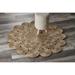 Sevita Organic Jute Spiral Area Rug, Bleach and Natural