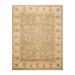 Hand Knotted Pistacchio,Beige Persian Wool Oriental Area Rug (8x10) - 8' x 10' 2''