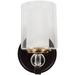 Artistic Weavers Haskins Contemporary Glass 1-Light Wall Sconce - 9.625"H x 6.125"W x 6.125"D