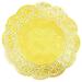 100pcs Gold Round 12" Paper Doilies Lace for Art Craft Wedding Party Table Decor