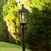 Gama Sonic Royal Bulb Solar Lamp Post with GS Solar LED Light Bulb