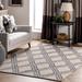 Brooklyn Rug Co Geometric Amada Hand Loomed Textured Diamonds Cotton Area Rug