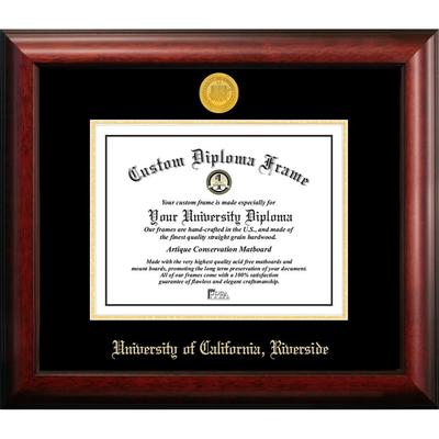 UC Riverside 11w x 8.5h Gold Embossed Diploma Frame