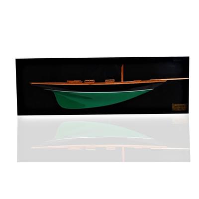 Pen Duick Half-Hull Scaled Model Boat Yacht Handmade