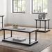 Marcin Transitional 47-inch Steel 2-Piece Coffee Table Set with Shelf by Furniture of America