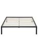 Sleeplanner 14 Inch Platform Metal Bed Frame / Wooden Slat Support King Size