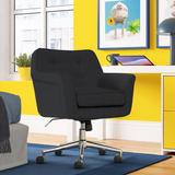 Serta Ashland Modern Office Chair, Serta Quality Memory Foam Cushion, Chrome-Finished Base