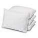 Gusseted Medium Density Plush Down Alternative Pillow, for All Sleep Positions, Set of 4