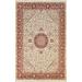 Wool/ Silk Oriental Vegetable Dye Tabriz Area Rug Hand-knotted Carpet - 5'1" x 8'3"