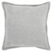 Connie Post Grey Solid Decorative Pillow