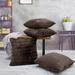 Serenta SuperMink Solid Color Throw Pillow Shell Cushion Cover Set