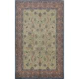 Clearance Floral Sarouk Persian Area Rug Wool Handmade Bedroom Carpet - 6'3" x 9'7"