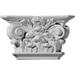 10 1/2"W x 6 1/8"H x 3"D Acanthus Leaf Capital