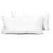 Sail White Outdoor Throw Pillows Rectangle Set of 2