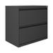 Hirsh 30 Inch Wide 2 Drawer Lateral 101 File Cabinet, Charcoal