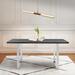 Fenton 63" Dining Table with Charcoal Top & Sled Base