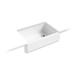 Kohler Haven? 32-11/16" X 21-9/16" X 9-5/8" Undermount Single-Bowl Farmhouse Sink White (K-5827-0)