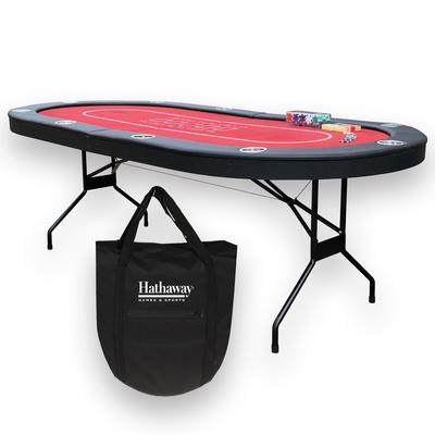 Hathaway Fourth Street Folding Texas Holdem' Table - N/A