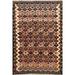 Geometric Bakhtiari Persian Area Rug Wool Hand-knotted Foyer Carpet - 3'5" x 5'0"