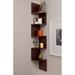 Danya B. Decorative 5-Tier Corner Floating Wall Mount Shelving Unit