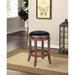 Cordova Black Swivel Counter Height Bar Stool