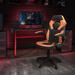Gaming Desk and Chair Set with Cup Holder and Headphone Hook - Desk Bundle